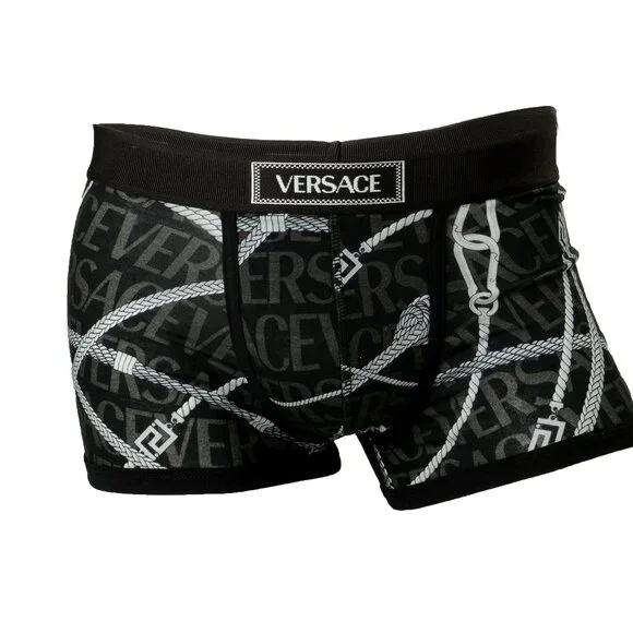 Versace Men's St.Versace Ropes Low Rise Trunk Underwear Versace Sz 6 US L IT 52